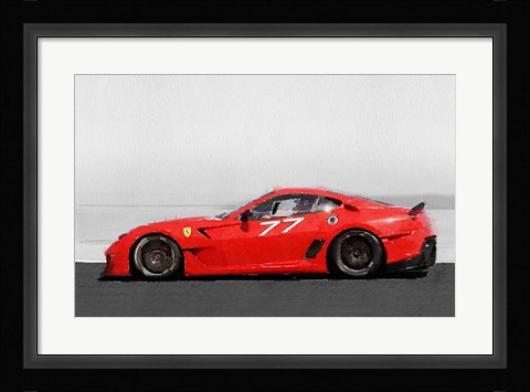 Framed 2006 Ferrari 599 GTB Fiorano Print