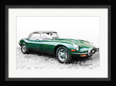 Framed 1961 Jaguar E-Type Print