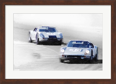 Framed Porsche 904 Racing Print