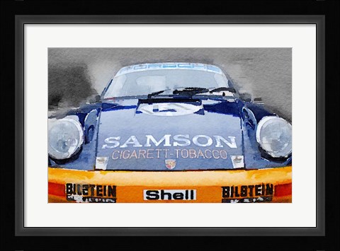 Framed Porsche 911 Front End Print