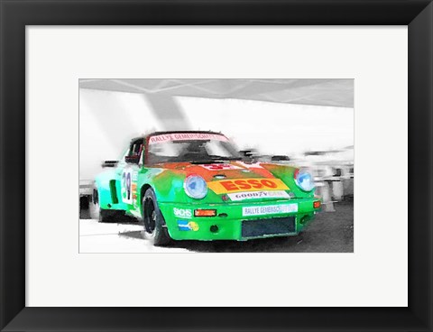 Framed Porsche 911 Turbo Print