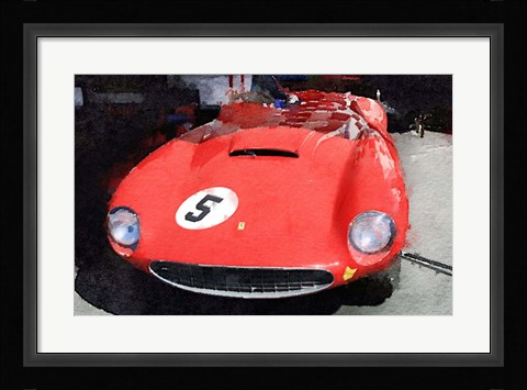 Framed 1962 Ferrari in the Pits Print
