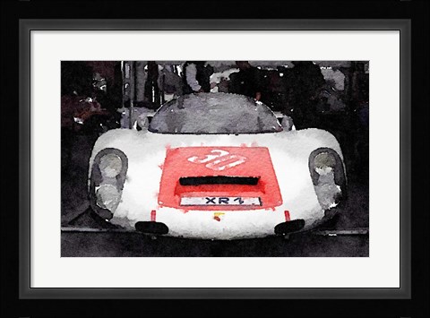 Framed Ferrari Front End Monterey Print