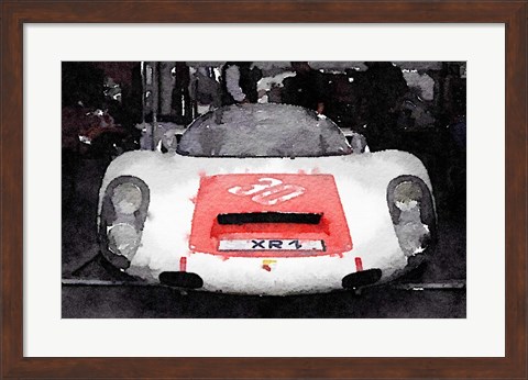 Framed Ferrari Front End Monterey Print