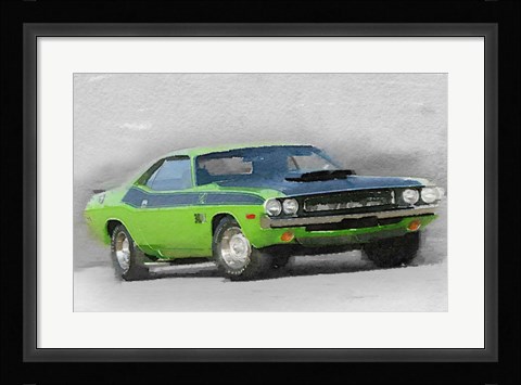 Framed 1970-TA-Challenger Print