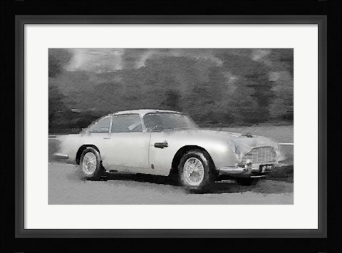 Framed Aston Martin DB5 Print