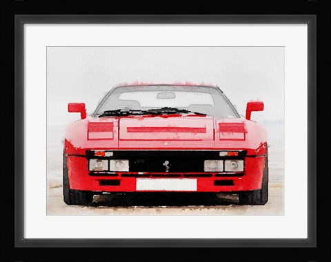 Framed 1980 Ferrari 288 GTO Front Print