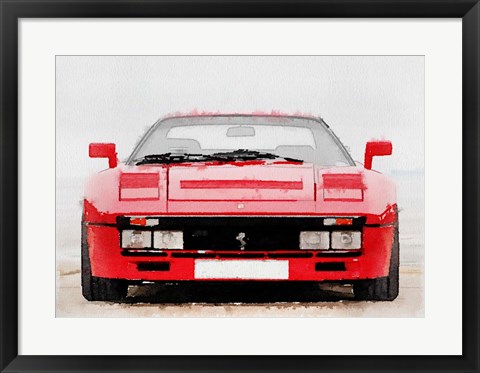 Framed 1980 Ferrari 288 GTO Front Print