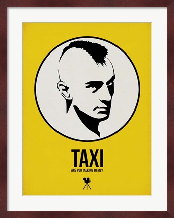 Framed Taxi 1 Print