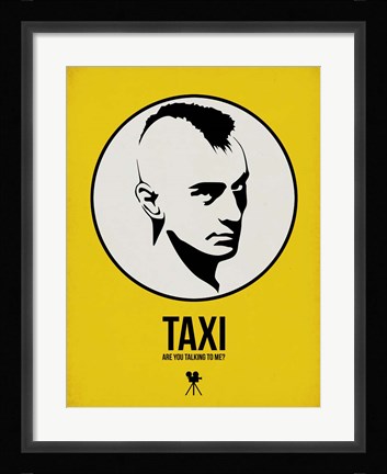 Framed Taxi 1 Print