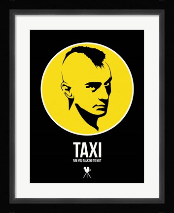 Framed Taxi 2 Print