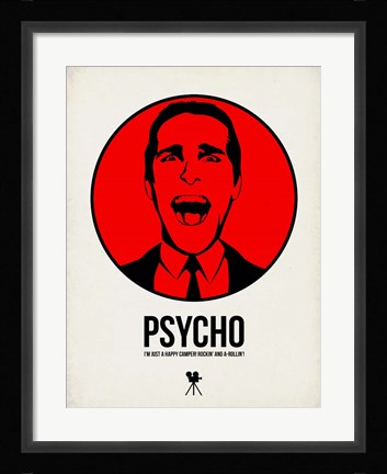 Framed Psycho 2 Print