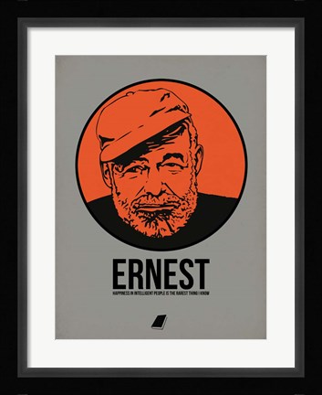 Framed Ernest 1 Print