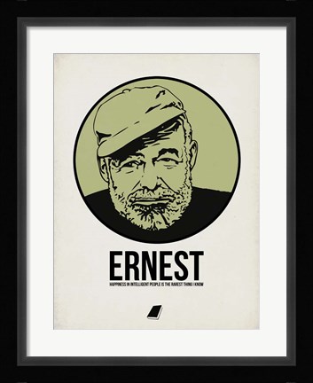 Framed Ernest 2 Print