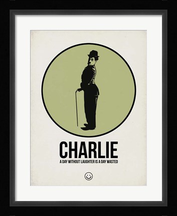 Framed Charlie 1 Print