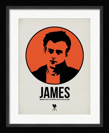 Framed James 1 Print