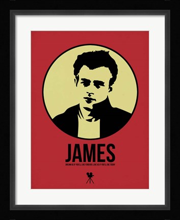 Framed James 2 Print