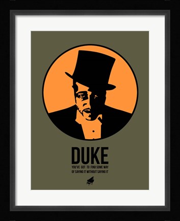 Framed Duke 2 Print