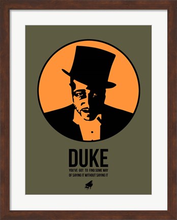 Framed Duke 2 Print