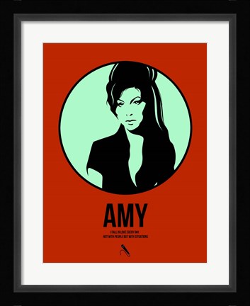 Framed Amy 1 Print