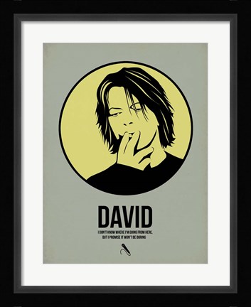 Framed David  4 Print