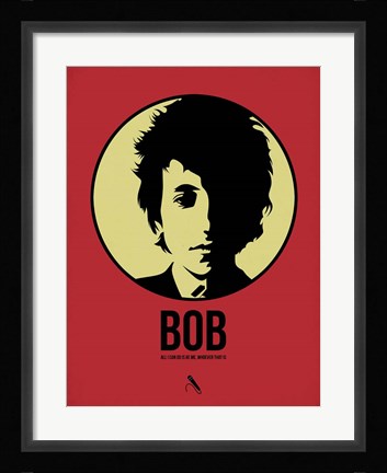 Framed Bob 1 Print
