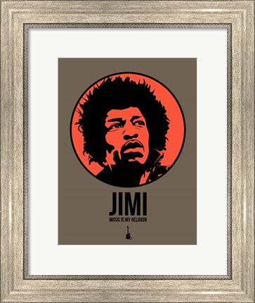 Framed Jimi 1 Print