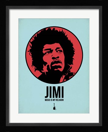 Framed Jimi 2 Print