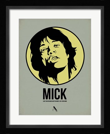 Framed Mick 1 Print