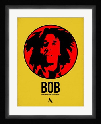 Framed Bob 4 Print