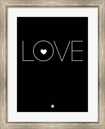Framed Love Black Print