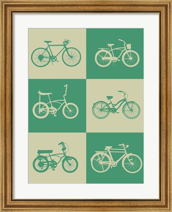 Framed Bicycle Collection 4 Print