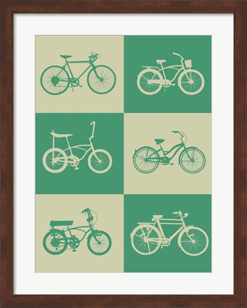 Framed Bicycle Collection 4 Print