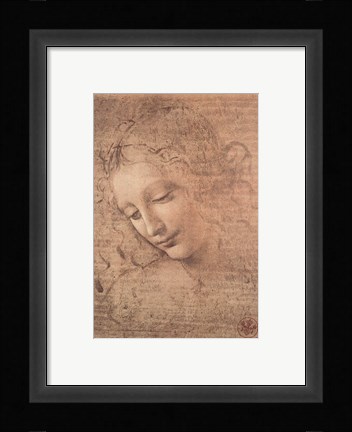 Framed Testa di Faniciulla Detta Print