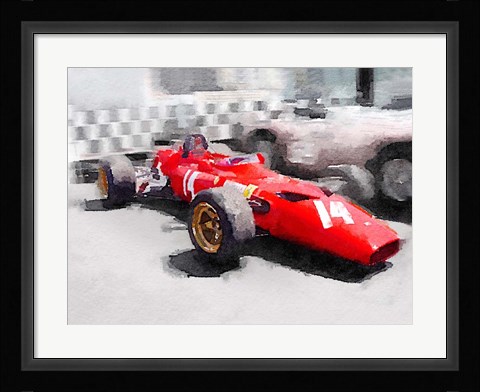 Framed Ferrari 312 Laguna Seca Print