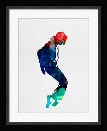 Framed Michael Watercolor Print