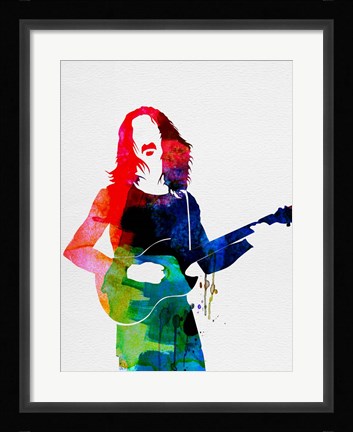 Framed Frank Watercolor Print