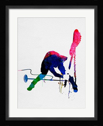 Framed Joe Watercolor Print