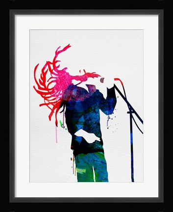 Framed Bob Watercolor Print