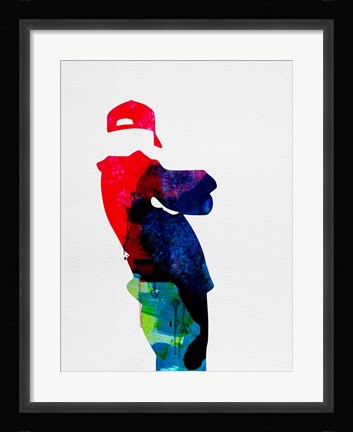 Framed Beasty Watercolor Print