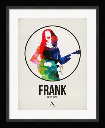 Framed Frank Watercolor Print