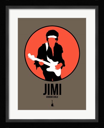 Framed Jimi Print