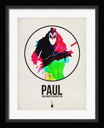 Framed Paul Watercolor Print