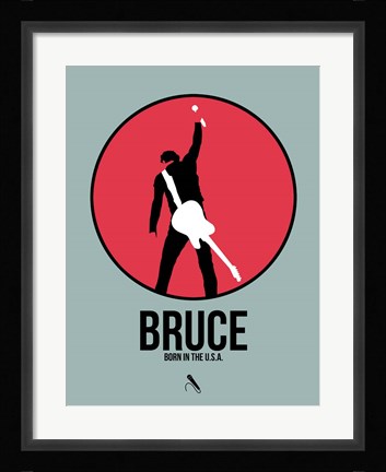 Framed Bruce Print