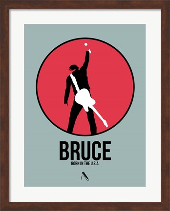 Framed Bruce Print
