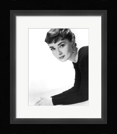 Framed Audrey Hepburn as Sabrina Print