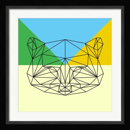 Framed Party Raccoon Print