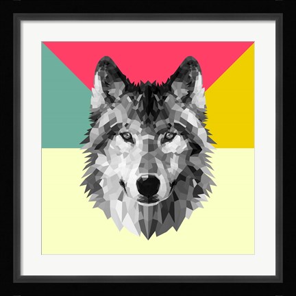 Framed Woolf Head Print