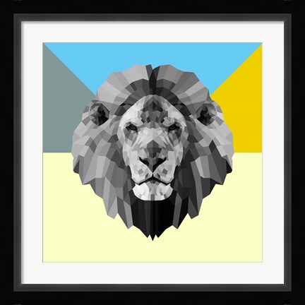 Framed Party Lion Print
