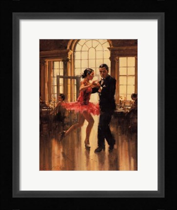 Framed Dance to the Music Print